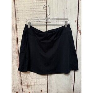 Title Nine Pull On Skort Stretch Athletic Black Size Medium